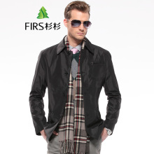 FIRS杉杉男裝2014秋裝新品 青年商務(wù)休閑翻領(lǐng)夾克外套評(píng)測(cè)